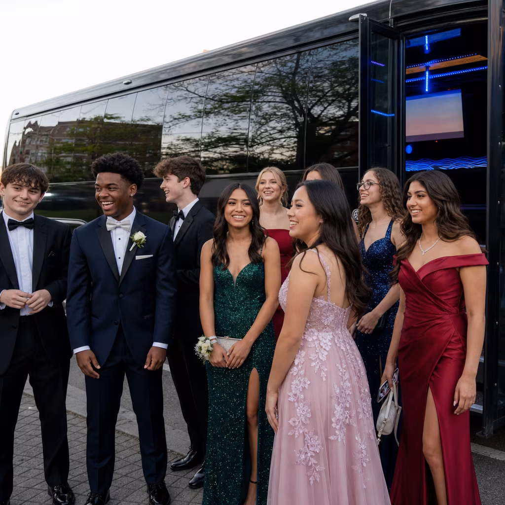 Trenton Prom Party Bus Rental