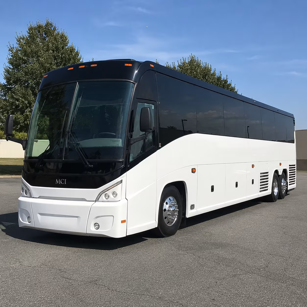 Trenton Airport Shuttle & Transportation party bus exterior