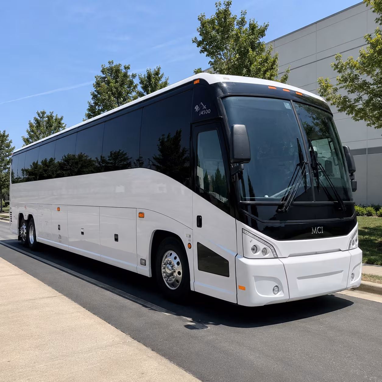 Trenton Airport Shuttle & Transportation party bus exterior