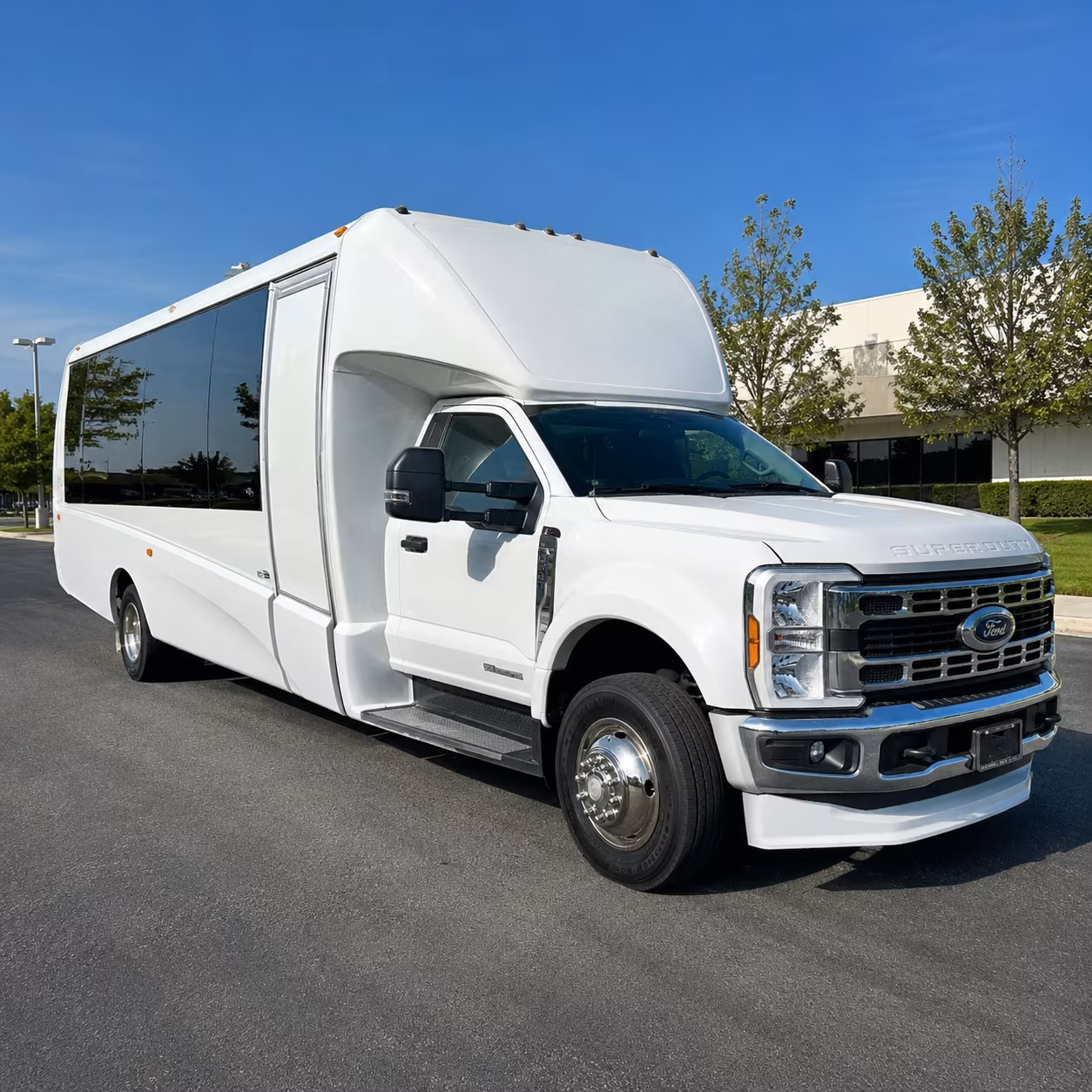 Trenton Airport Shuttle & Transportation party bus exterior