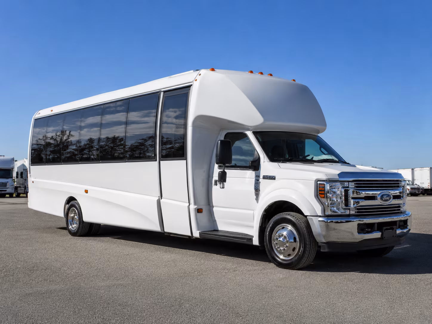 Trenton Airport Shuttle & Transportation party bus exterior