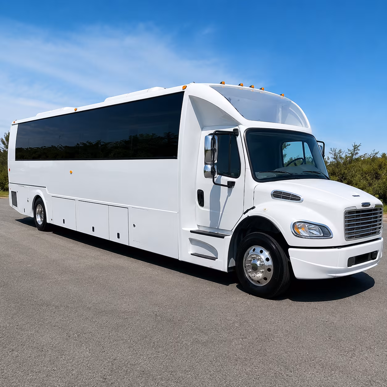 Trenton Birthday, Sweet 16, & Quinceañera Transportation party bus exterior