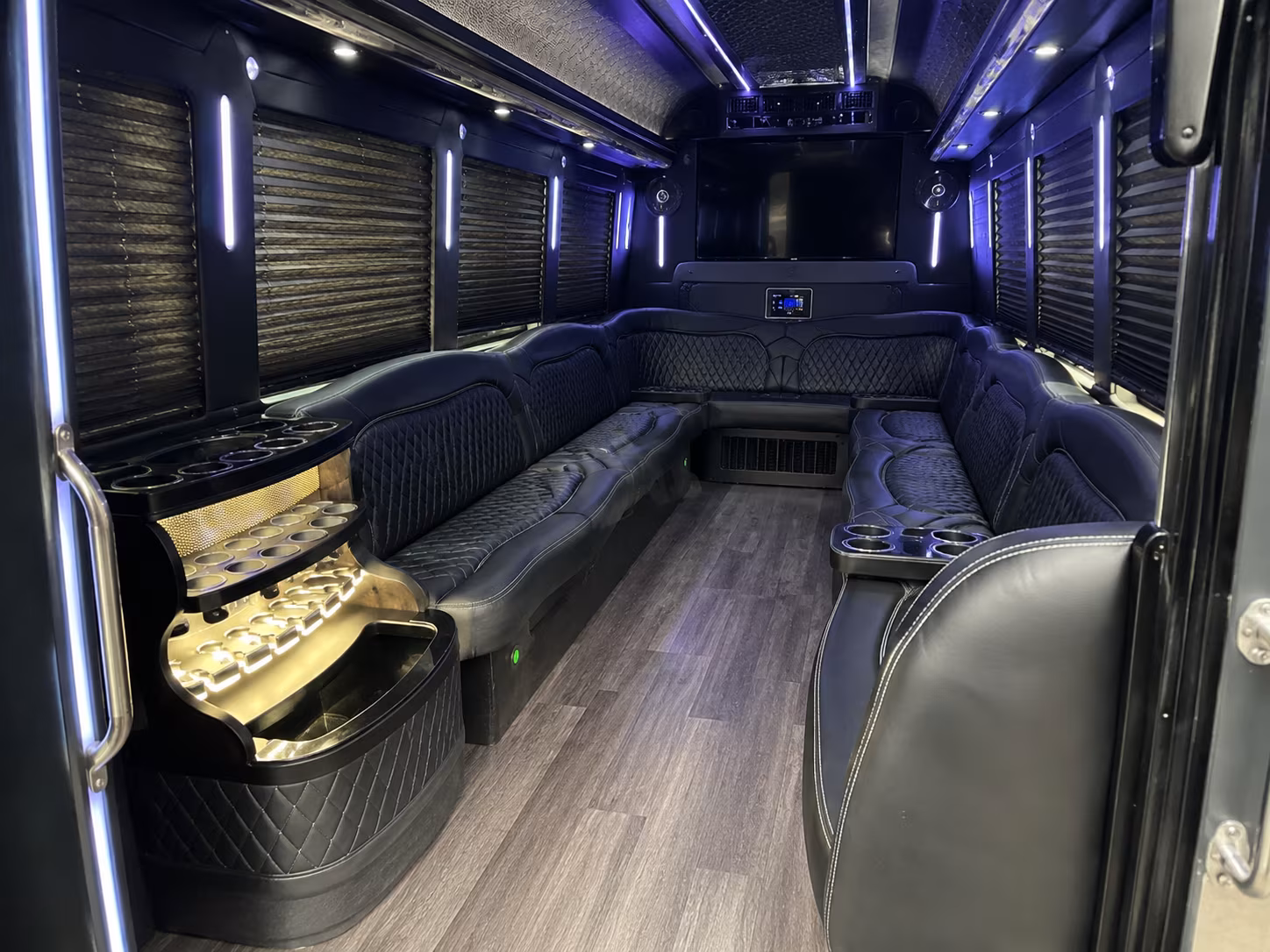 Trenton Birthday, Sweet 16, & Quinceañera Transportation party bus exterior