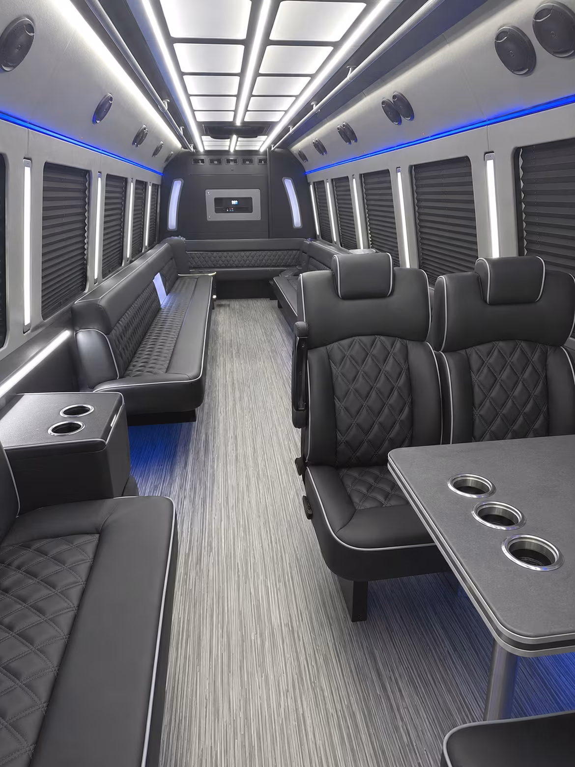 Trenton Birthday, Sweet 16, & Quinceañera Transportation onboard seating