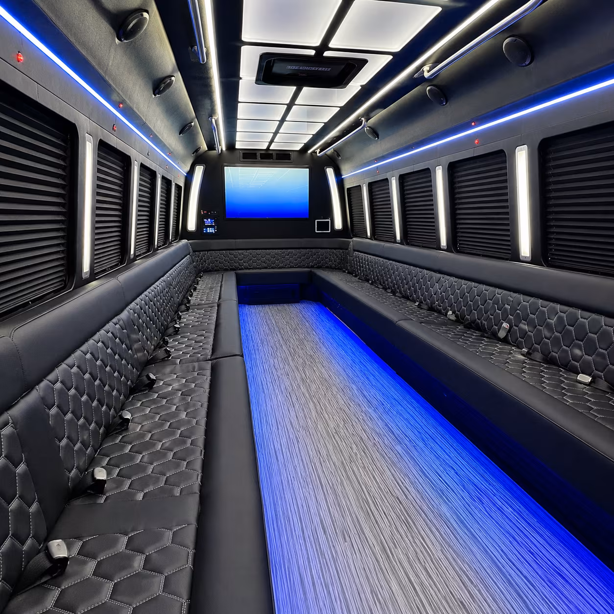 Trenton Concert & Music Festival Transportation party bus exterior
