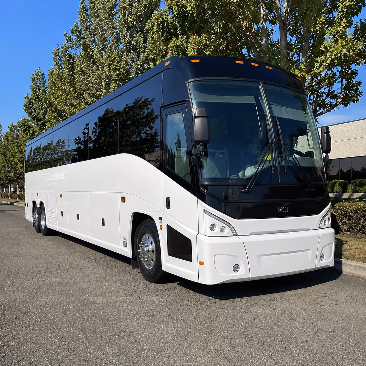 Trenton Corporate Transportation party bus exterior