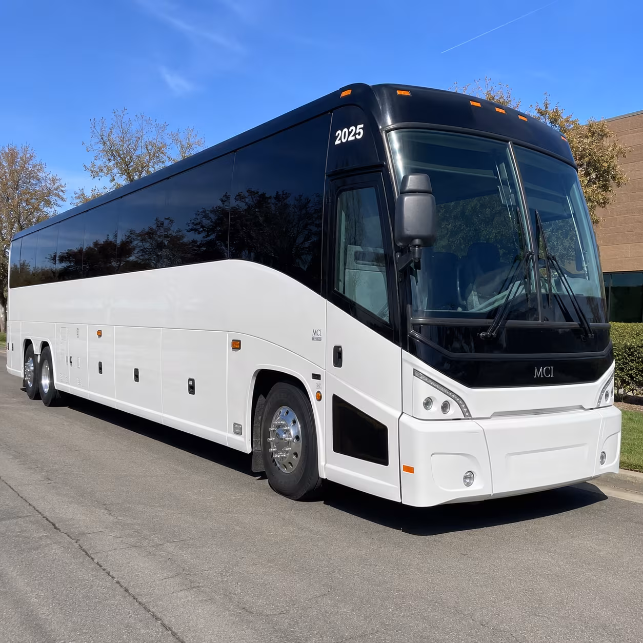 Trenton Corporate Transportation party bus exterior