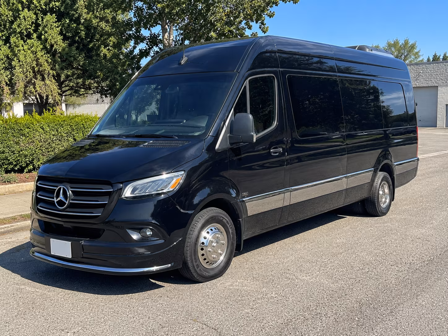 Trenton Corporate Transportation party bus exterior
