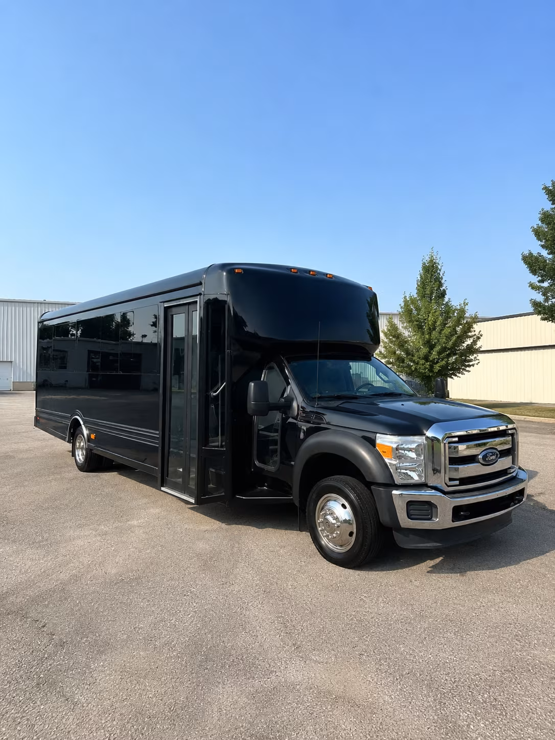 Trenton Private Event Transportation party bus exterior