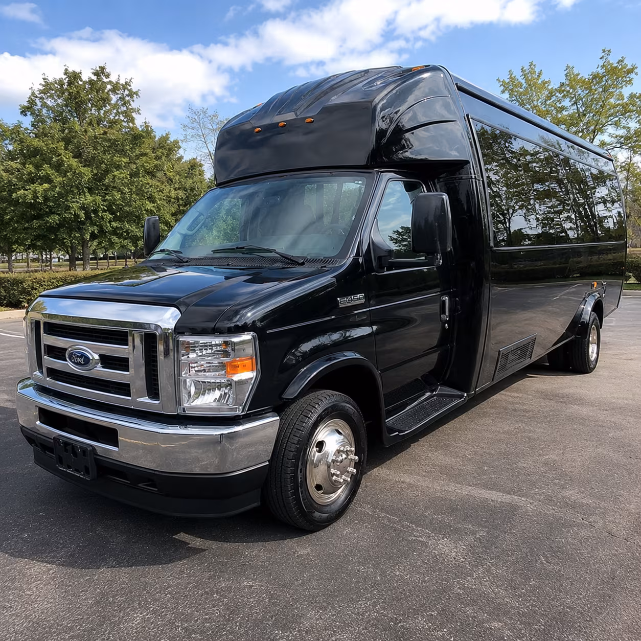 Trenton Private Event Transportation party bus interior