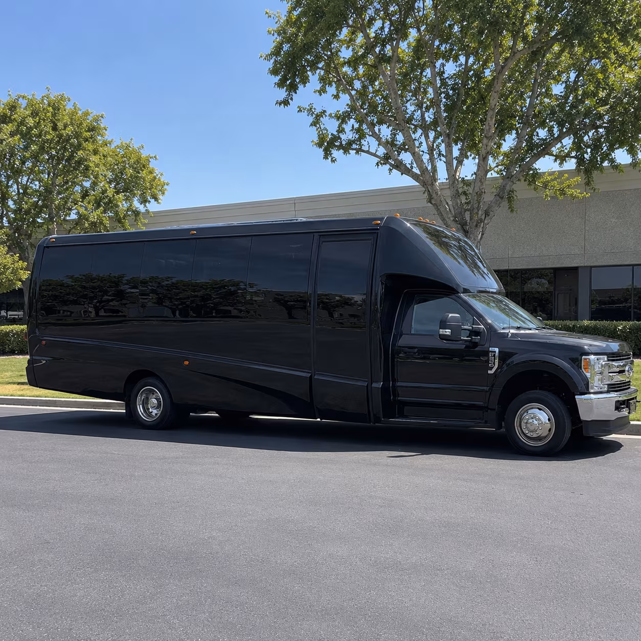 Trenton Private Event Transportation party bus exterior