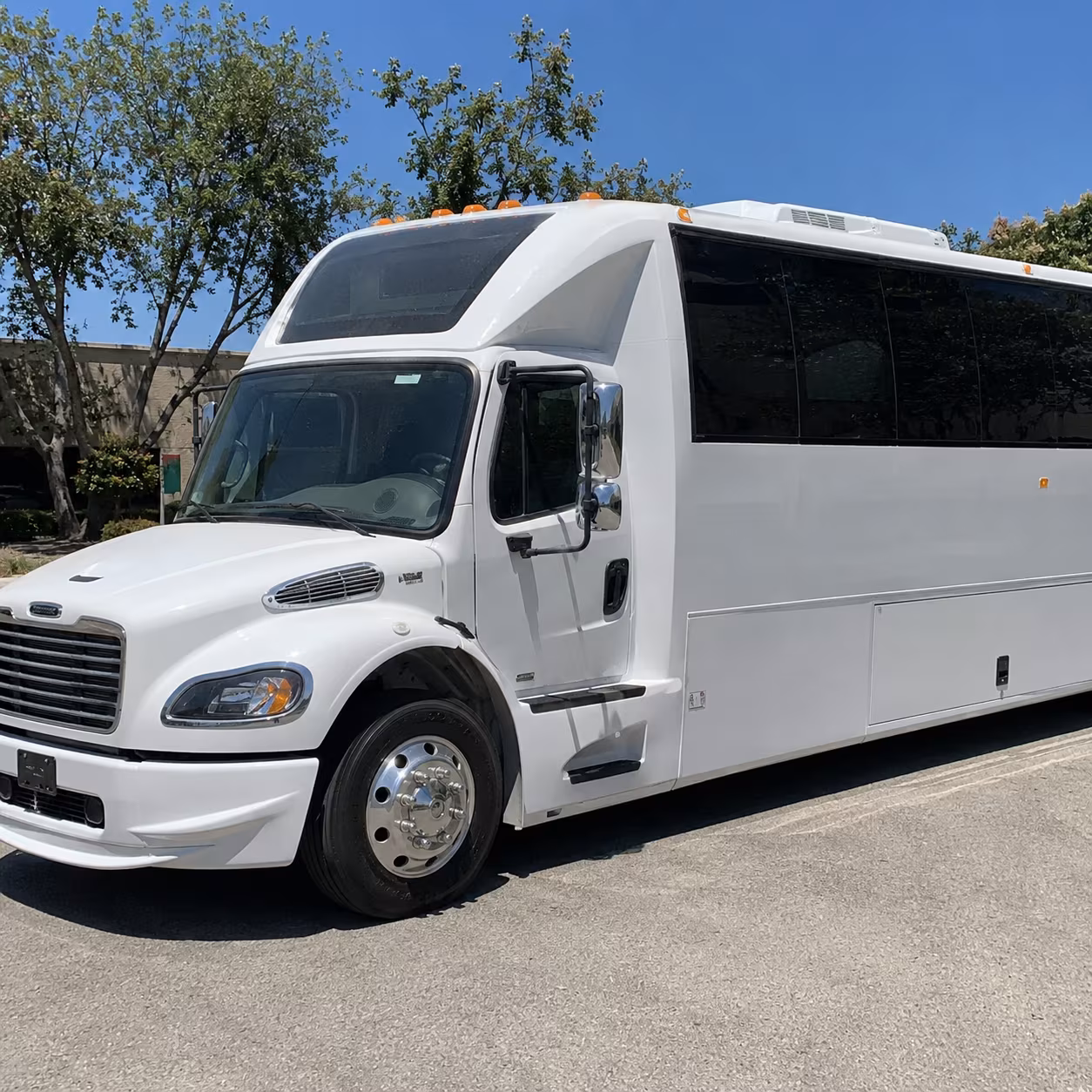 Trenton Prom & Homecoming Transportation party bus exterior