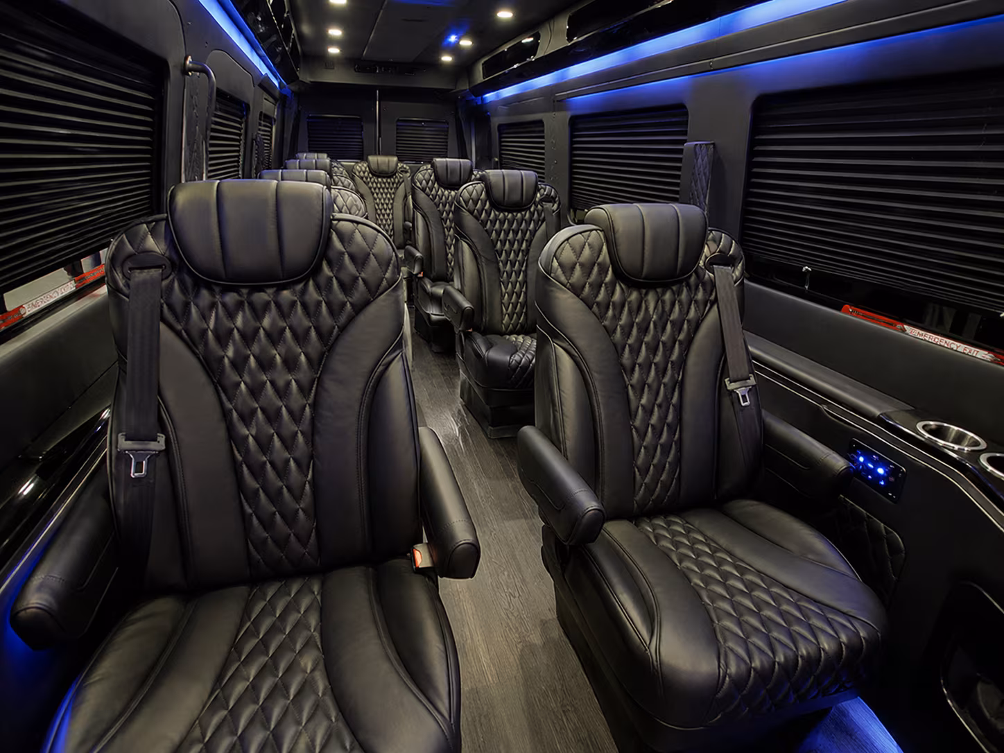 Trenton School Event Transportation onboard seating