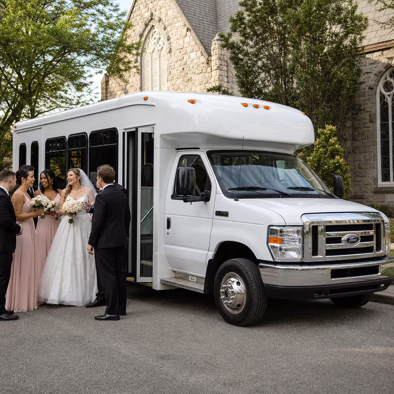 Trenton Wedding Transportation fleet vehicle